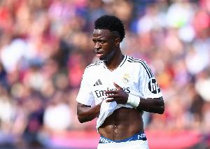 维尼修斯本赛季58场22球19助16黄，近35场比赛7球9助7黄